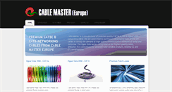 Desktop Screenshot of cablemaster-europe.com